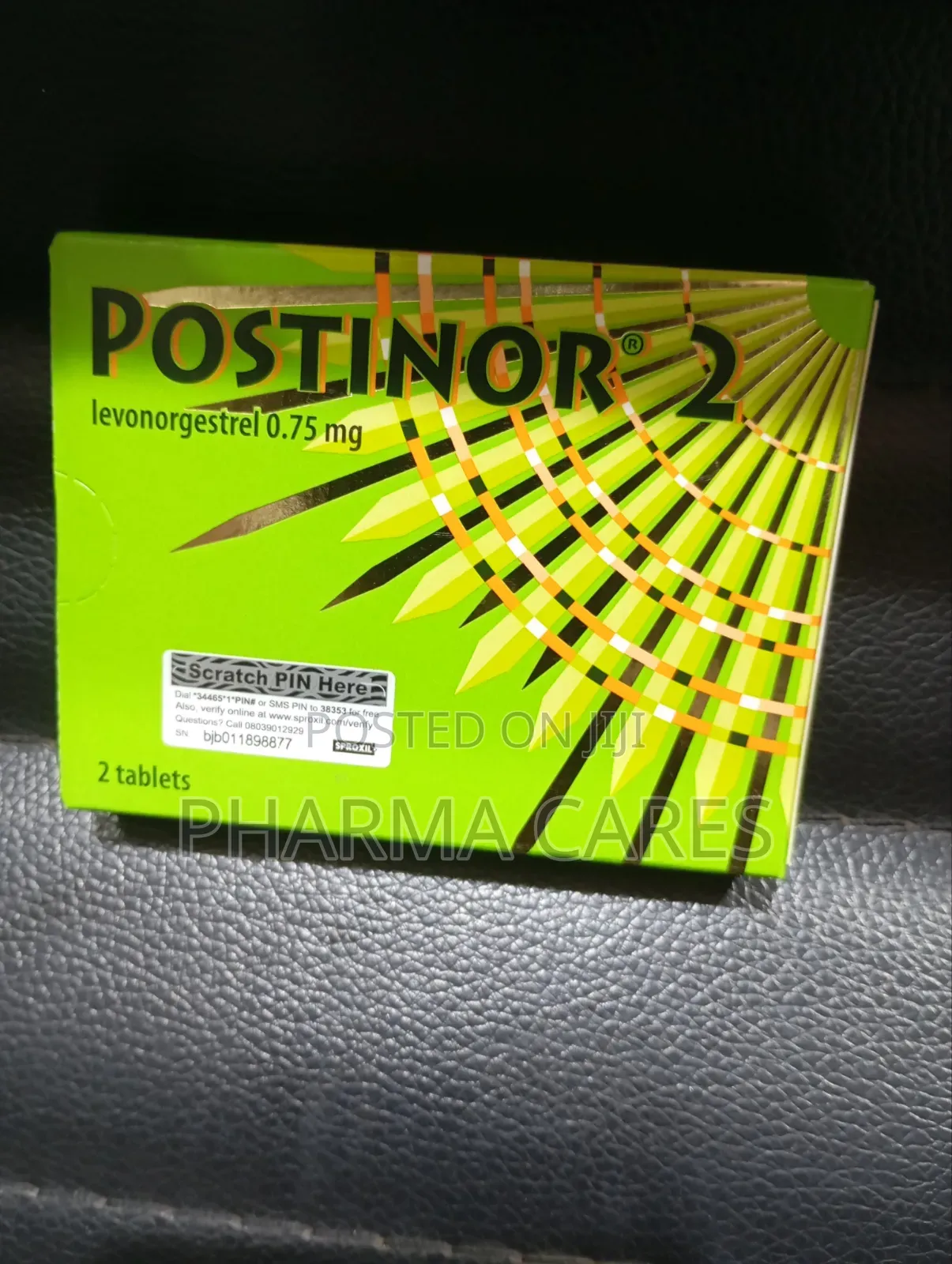 Original Postpil Levonogestrel 75mg