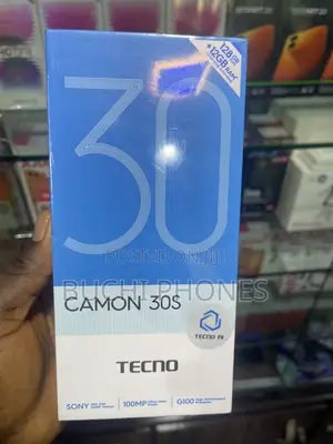 New Tecno Camon 30S 128 GB Black