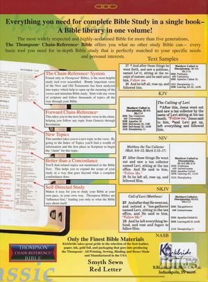 Thompson Chain Reference Bible, Genuine Leath