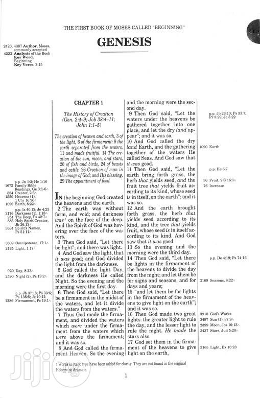Thompson Chain Reference Bible, Genuine Leath