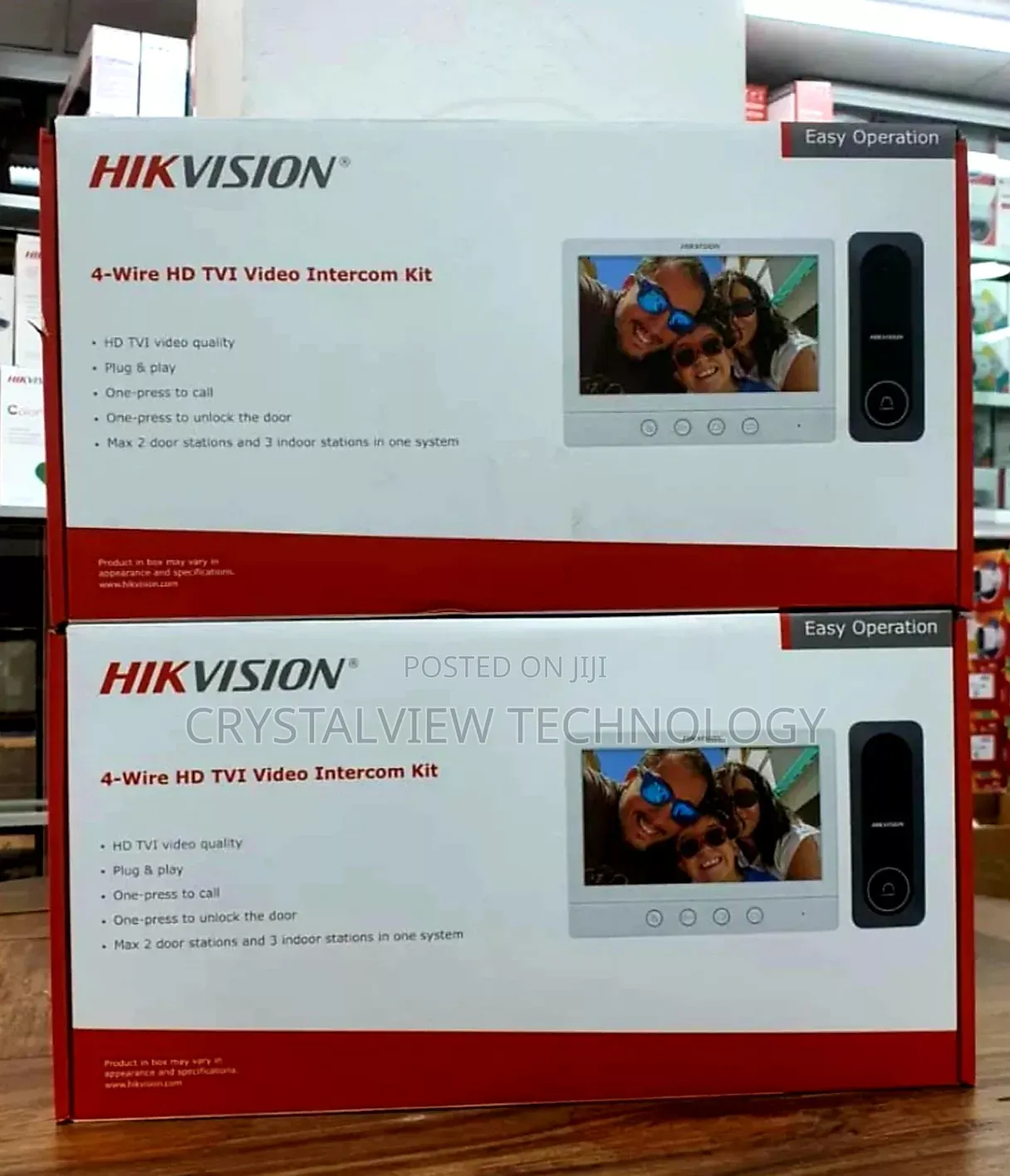 Hikvision 4 Wire Hd Video Intercom Kit