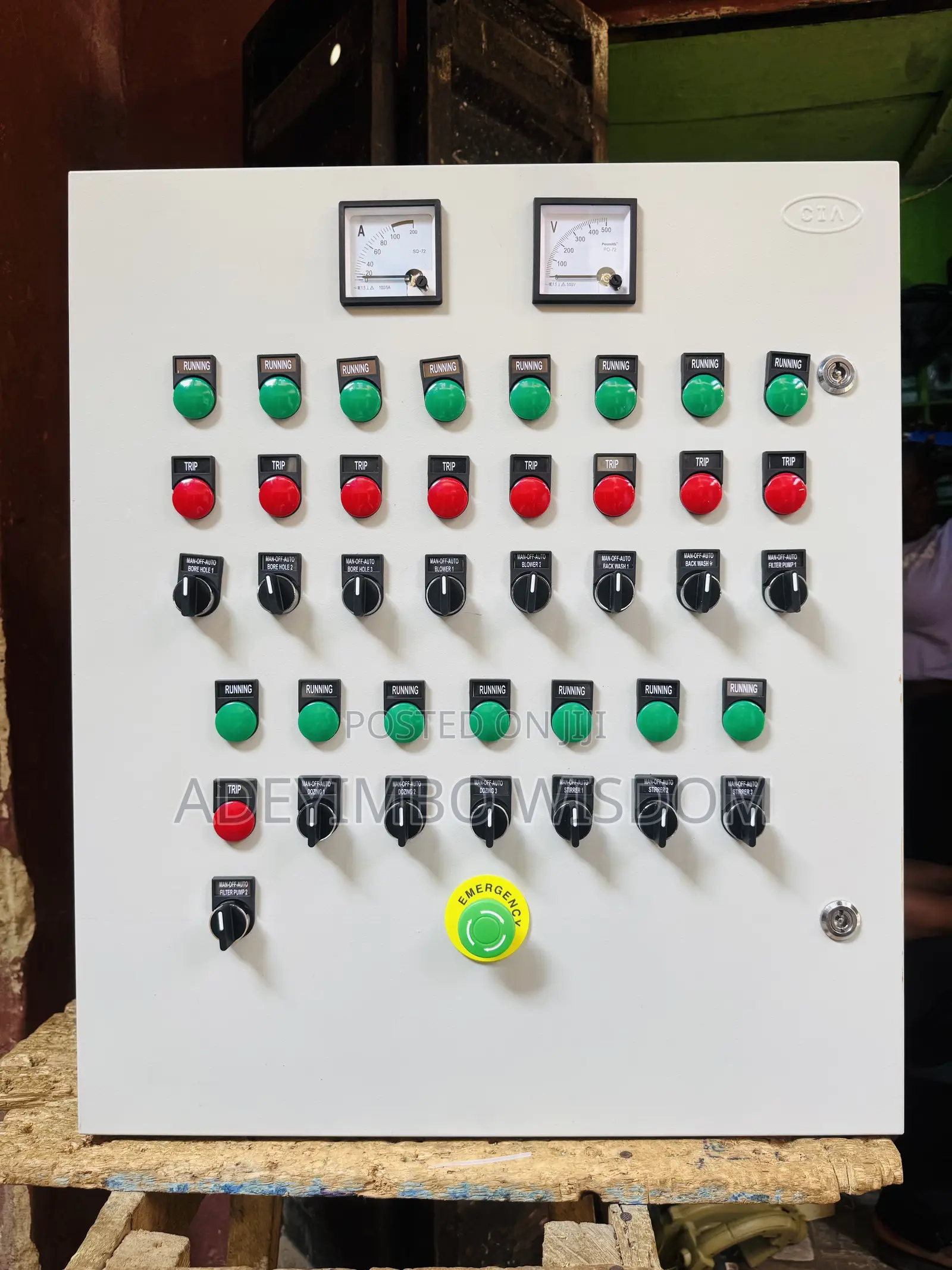 Water Treatment Control Panel