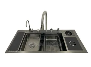 Intelligent Smart Sink Automatic Lifting Garbage Bin With Overflow