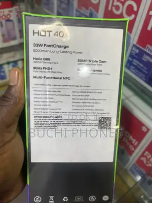 New Infinix Hot 40 256 GB Black