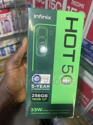 New Infinix Hot 50 256 GB Black