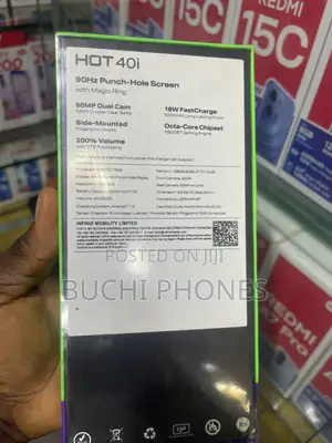 New Infinix Hot 40i 128 GB Black