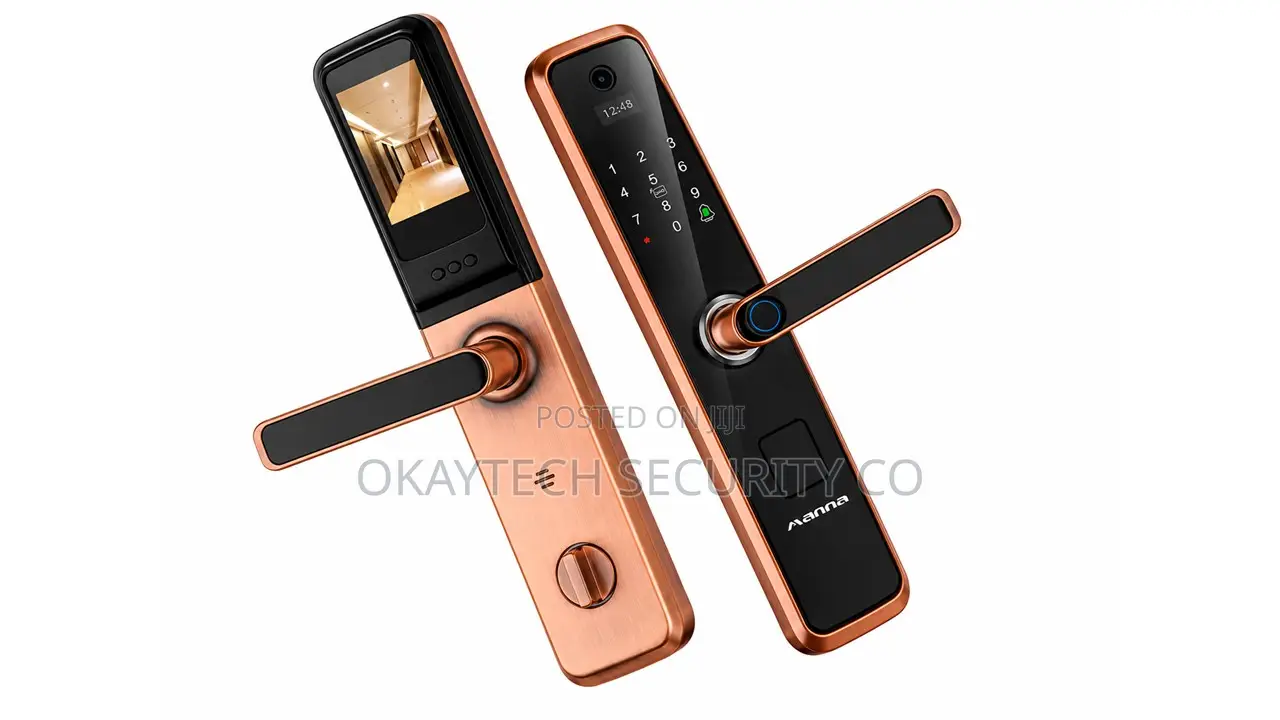 Keyless Security Digital Phone App Camera Smart Fingerprint Lock