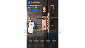 Keyless Security Digital Phone App Camera Smart Fingerprint Lock