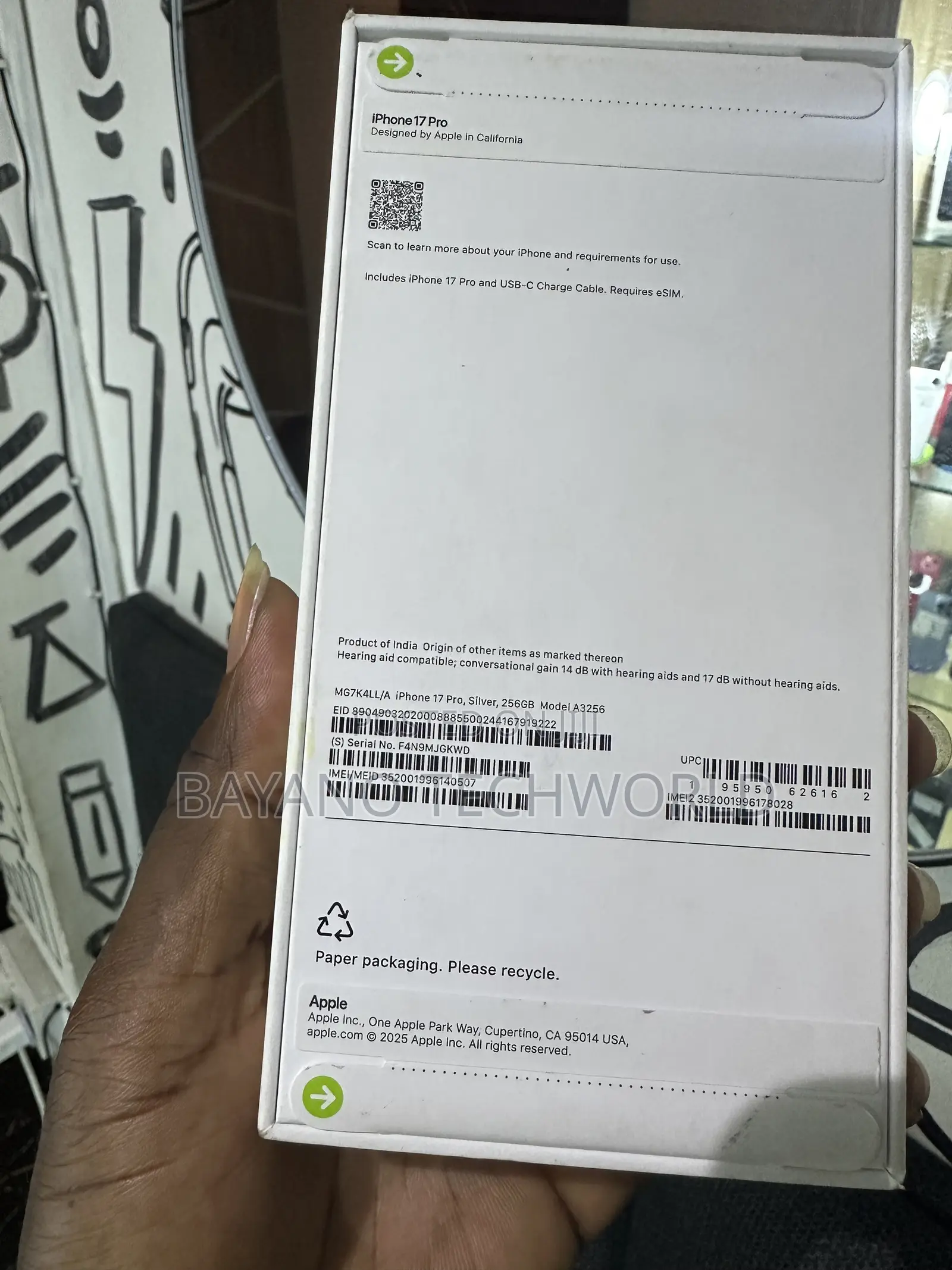 New Apple iPhone 17 Pro 256 GB Silver