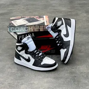 Nike Air Jordan 1 Retro High Og "Black White" Sneakers
