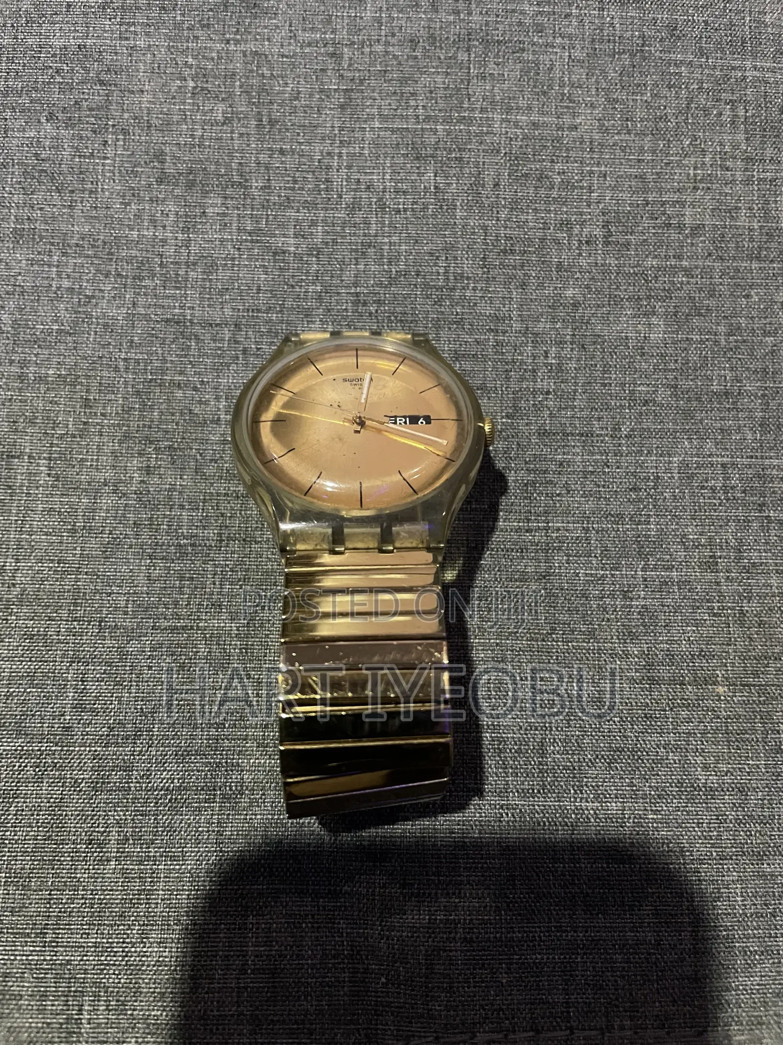 Swatch Gold Watch