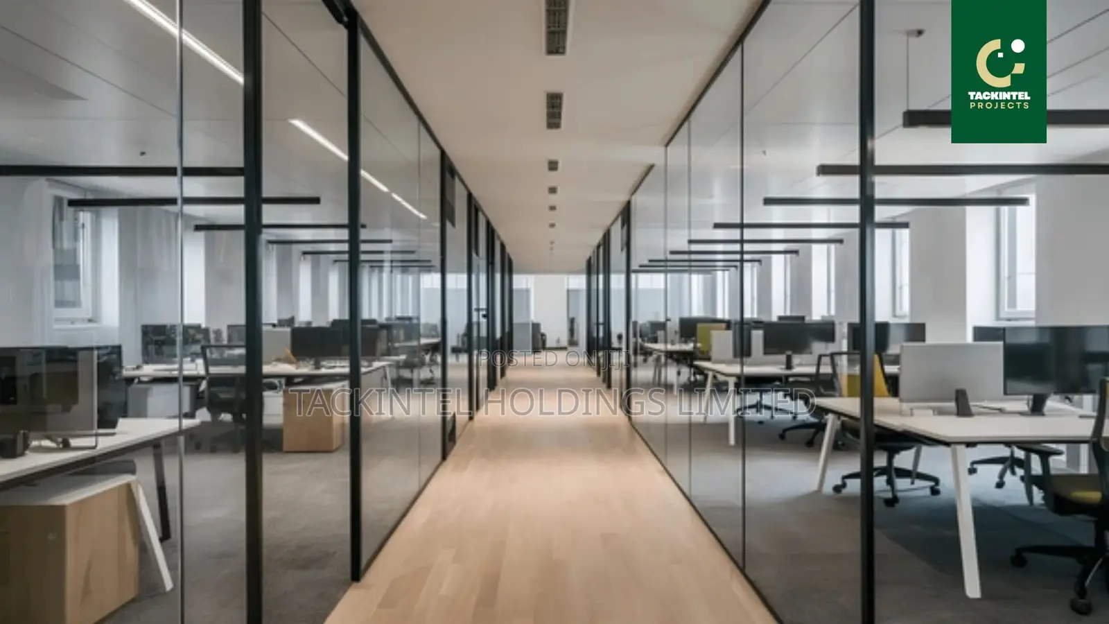 Frameless Partition and Office Space Design