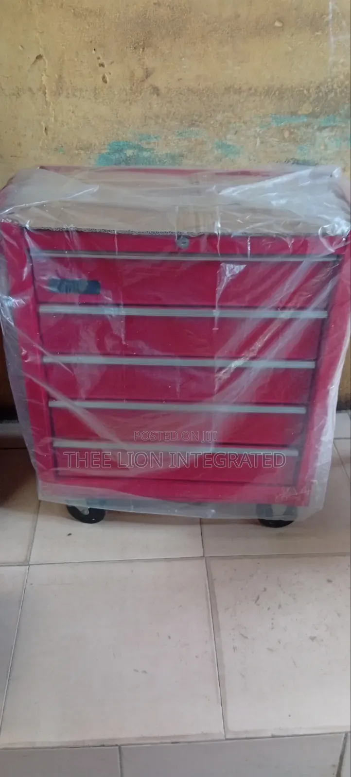 5-Drawer Rolling Tool Chest Cart With Wheels