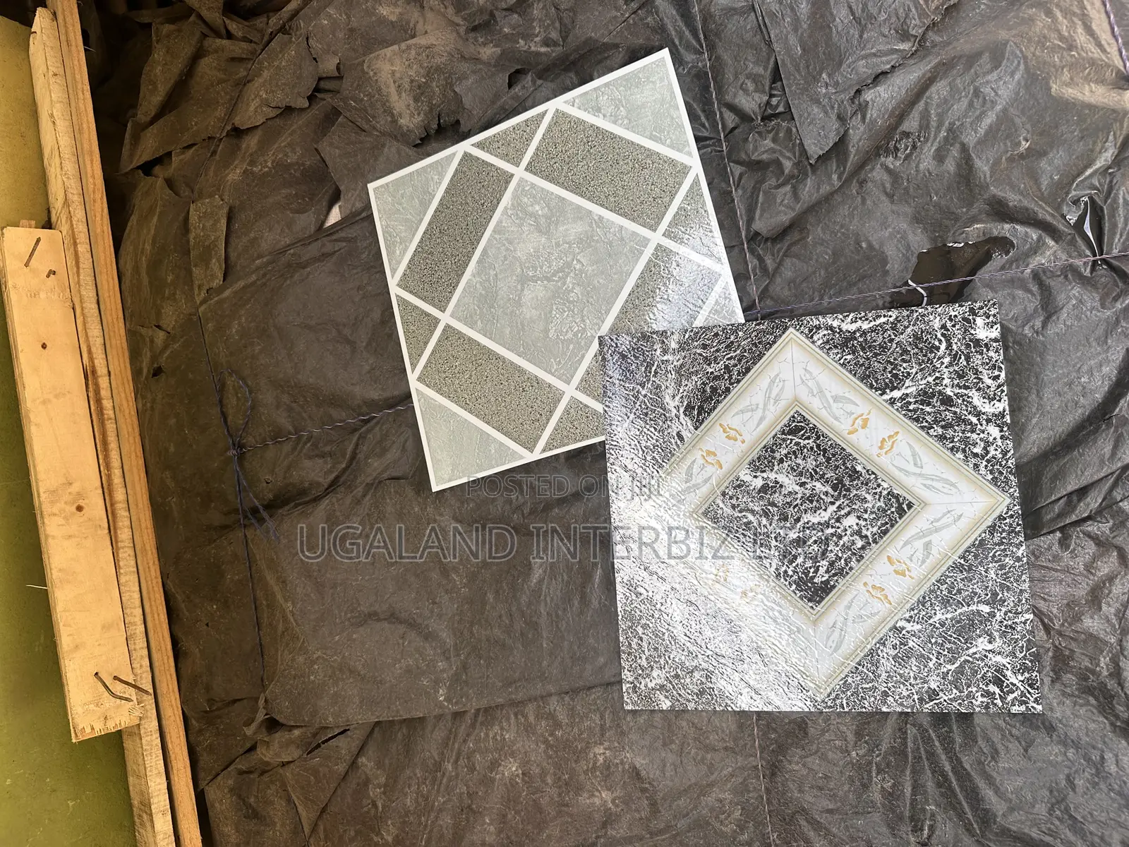 Brand New Grey PVC Floor Tile