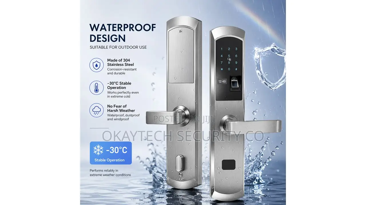 Waterproof Wi-Fi Smart Lock Tuya Smart Lock