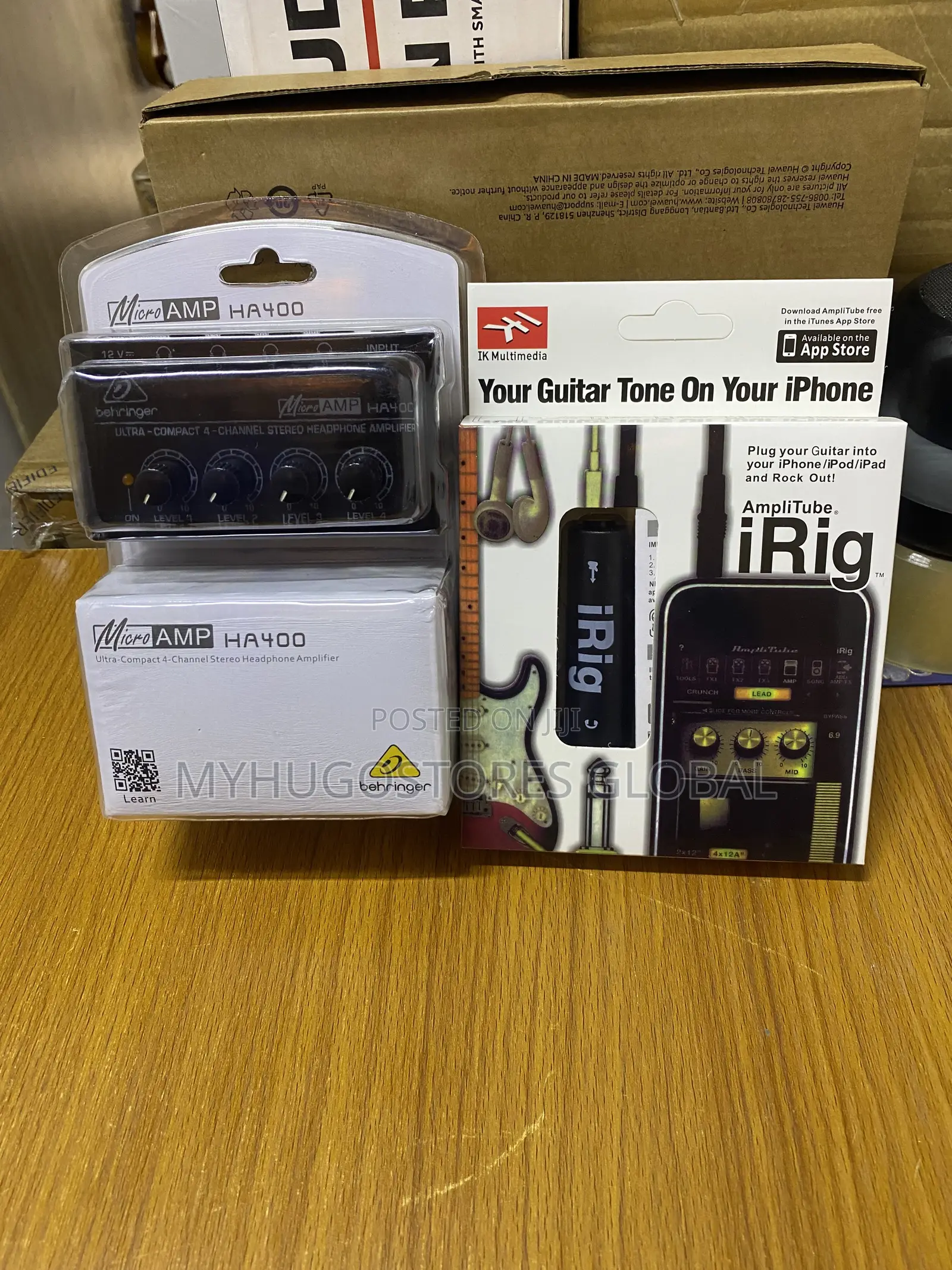Behringer Ha400 + Irig