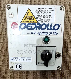 Pedrollo Water Pump Control Panel (1.5hp / 230v)