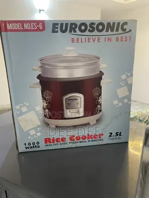 Eurosonic 2.5l Electric Rice Cooker Steamer (1000w) – Model Es-6