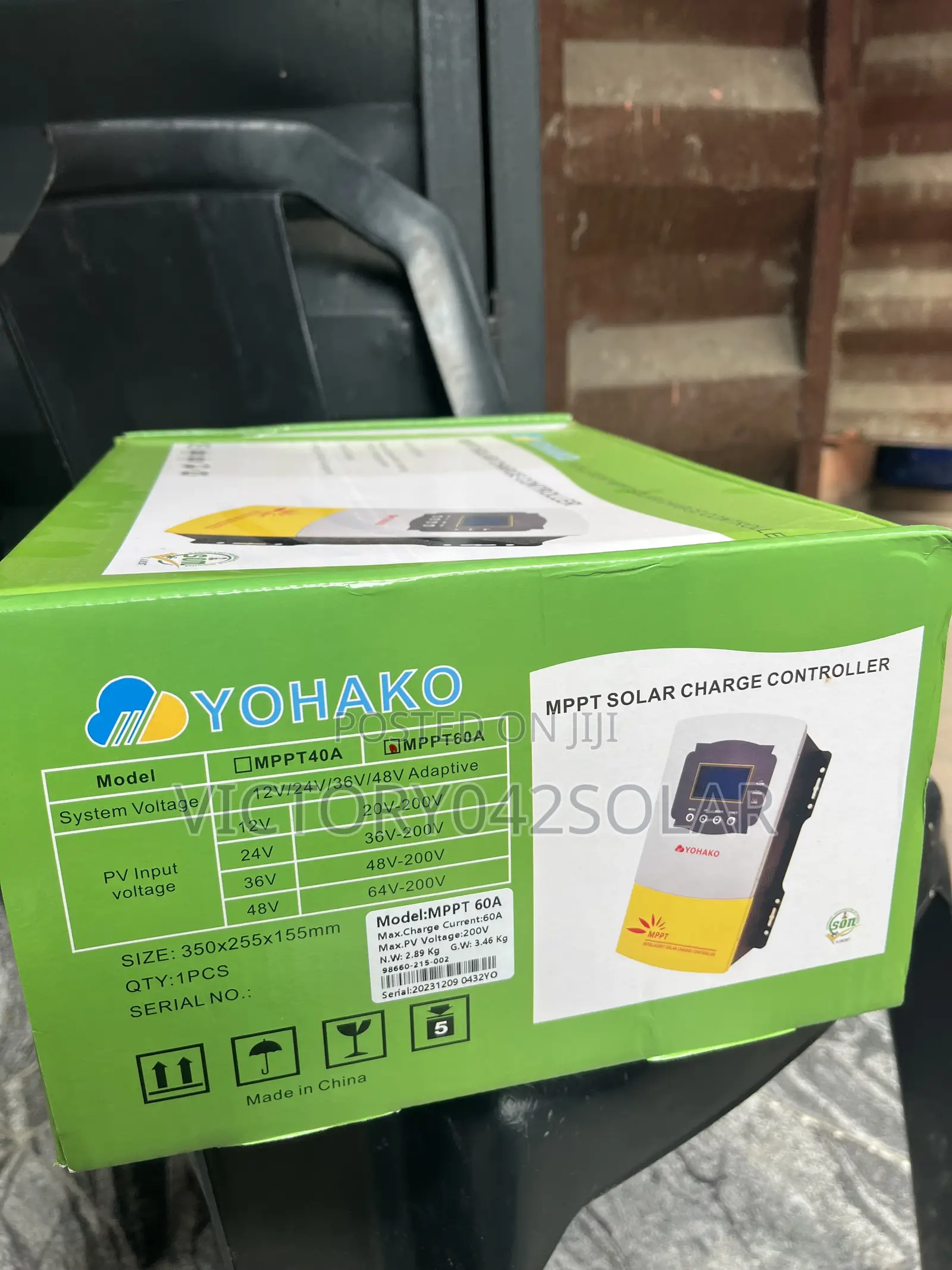 MPPT 60ah Charge Controller Available Dm