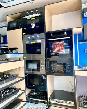 High Quality Polyester Inbuilt Kitchen Gas Cooker and Microwave