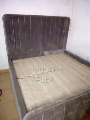 Is a Bed Frame Fairly Used and Still Well Intact Gray Color