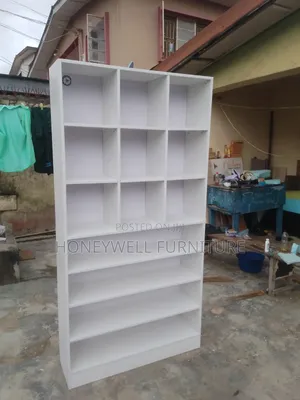 Brand New White Color Shoes and Bags Rack