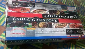 Supersony Table Top Gascooker With Glass Top and 2 Burner