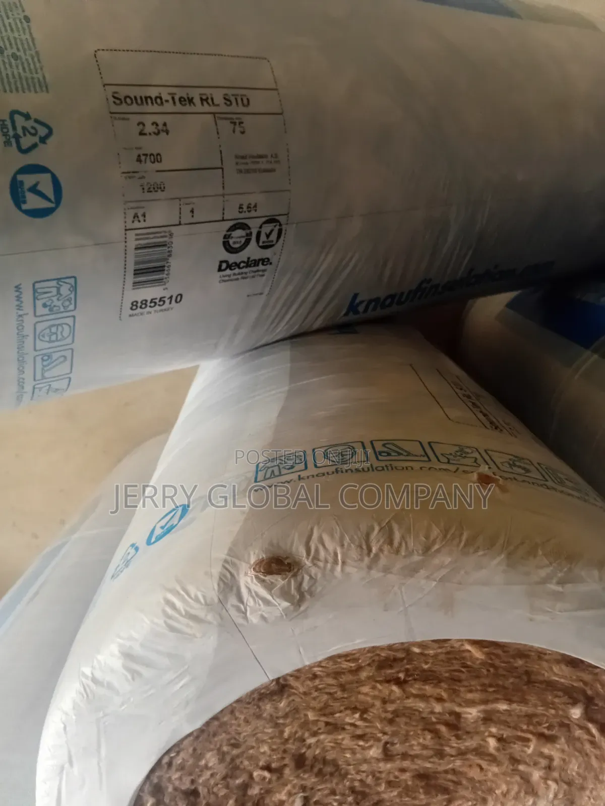 Knoufinstallation Rock Wool 75mm