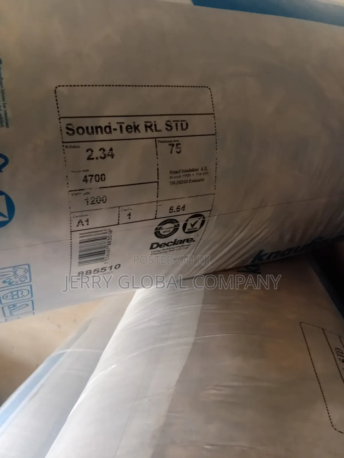 Knoufinstallation Rock Wool 75mm