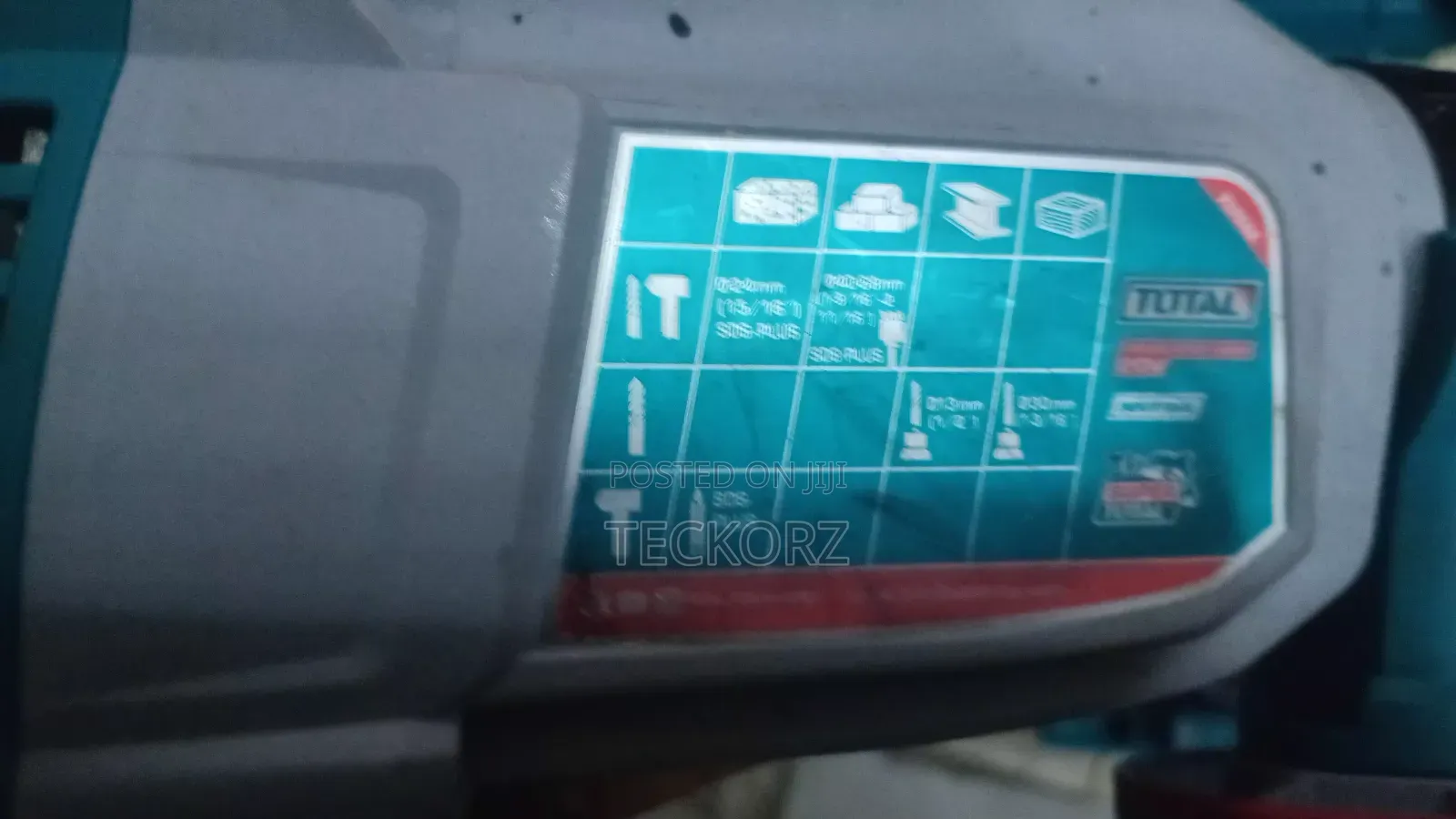 Total Cordless 24mm Rotery Hammered Drill