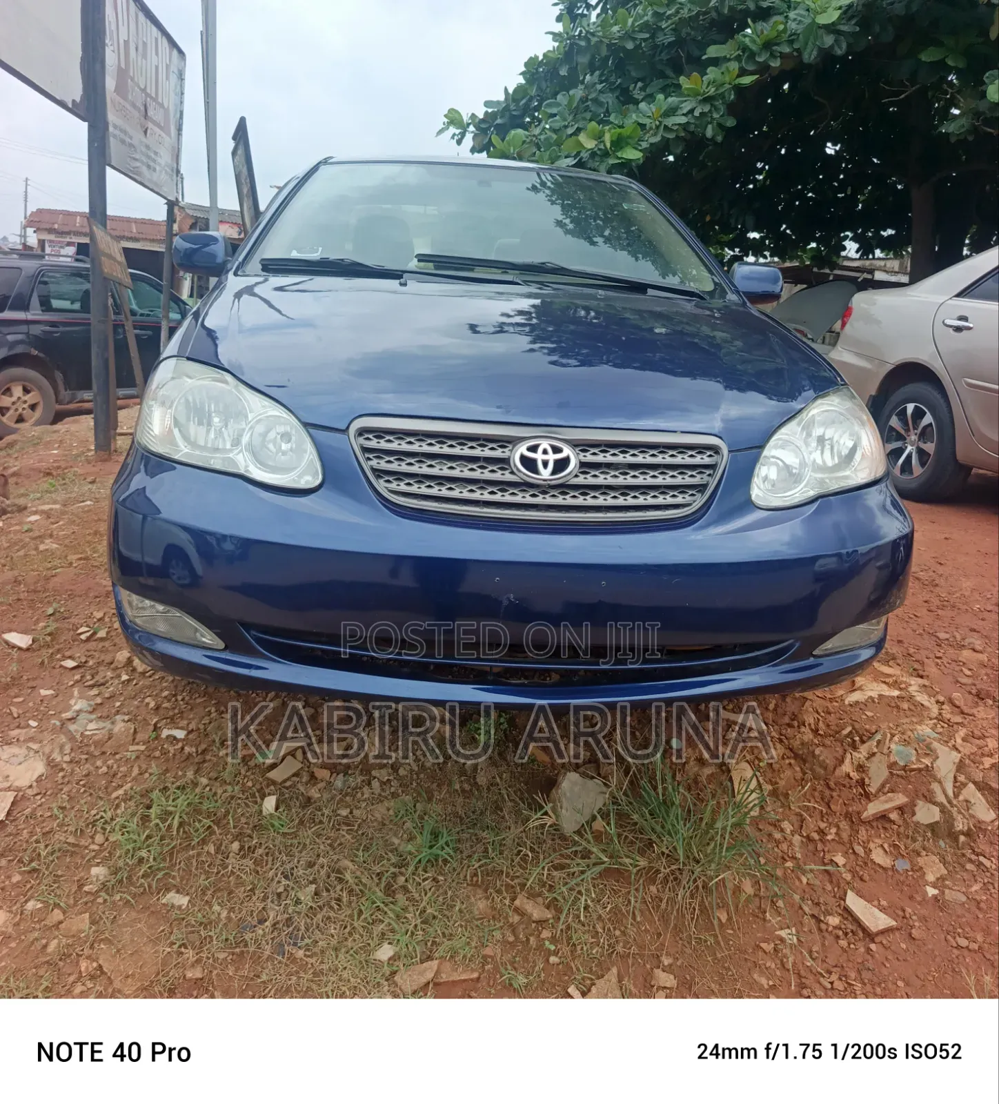Toyota Corolla 2002 Blue