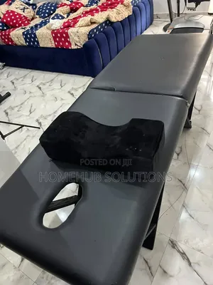 Neatly Used Spa Bed With Pillow