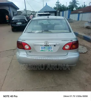 Toyota Corolla 2003 Silver