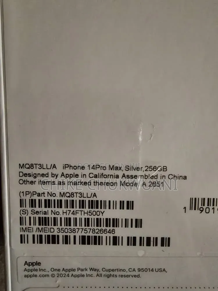 New Apple iPhone 14 Pro Max 256 GB Silver