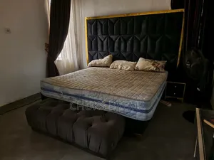 7x7 Bed Frame With Spring Foam