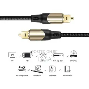1.8m Digital Toslink Optical Audio Cable