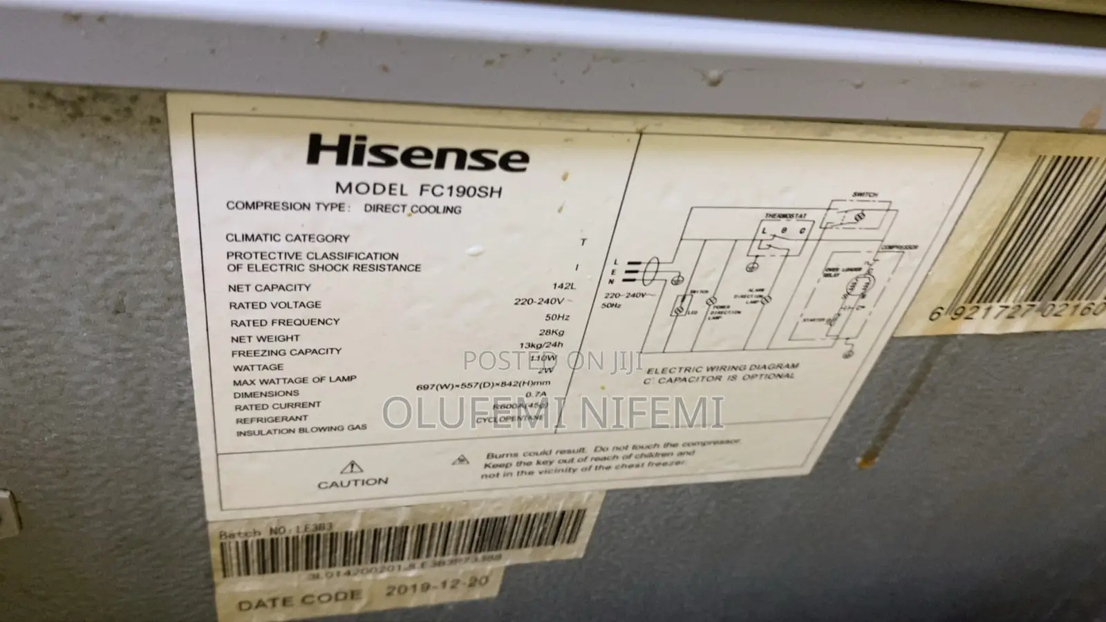 Hisense Chest Freezer