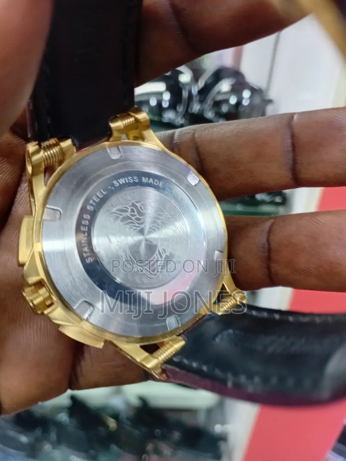 Versace Inspired Leather Watch
