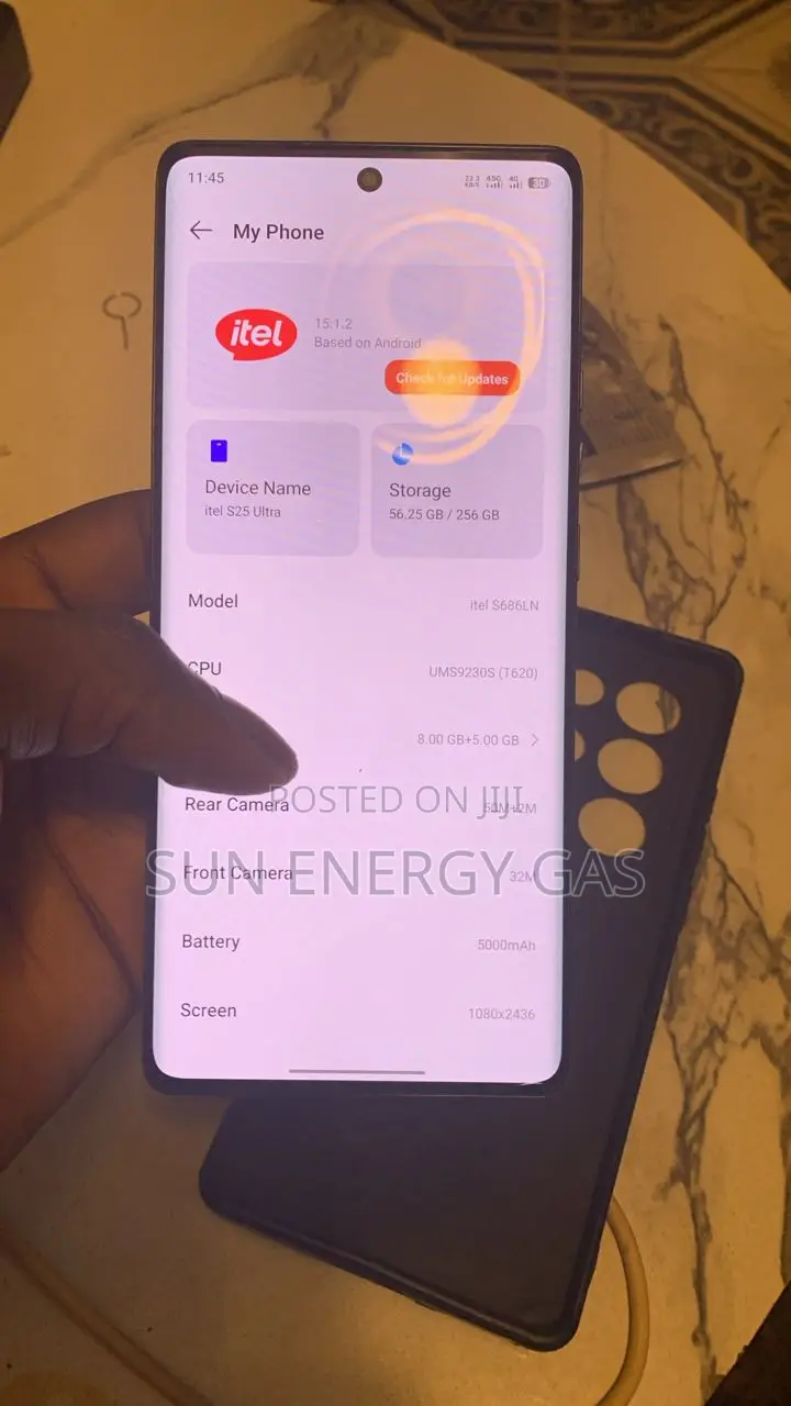 Itel S25 Ultra 256 GB Black