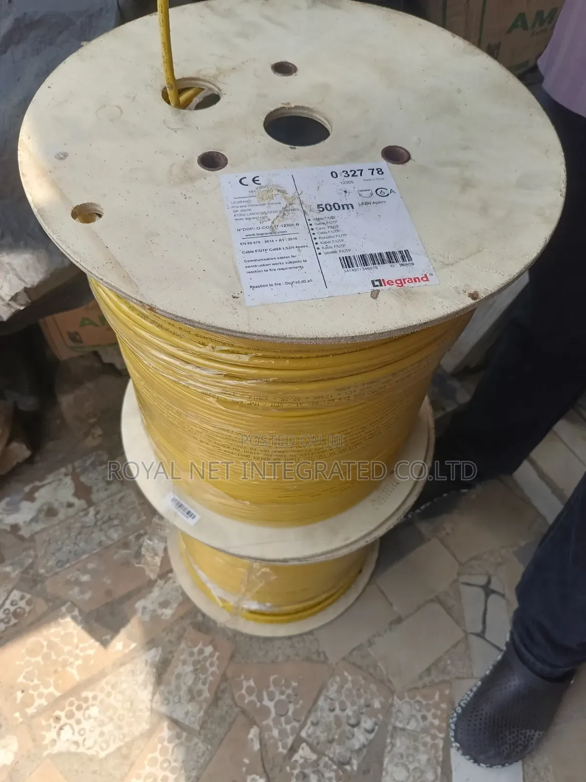 Cat6a Cable Copper Legrand 500m