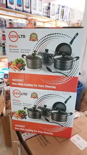 8 PCS Non Stick Pot