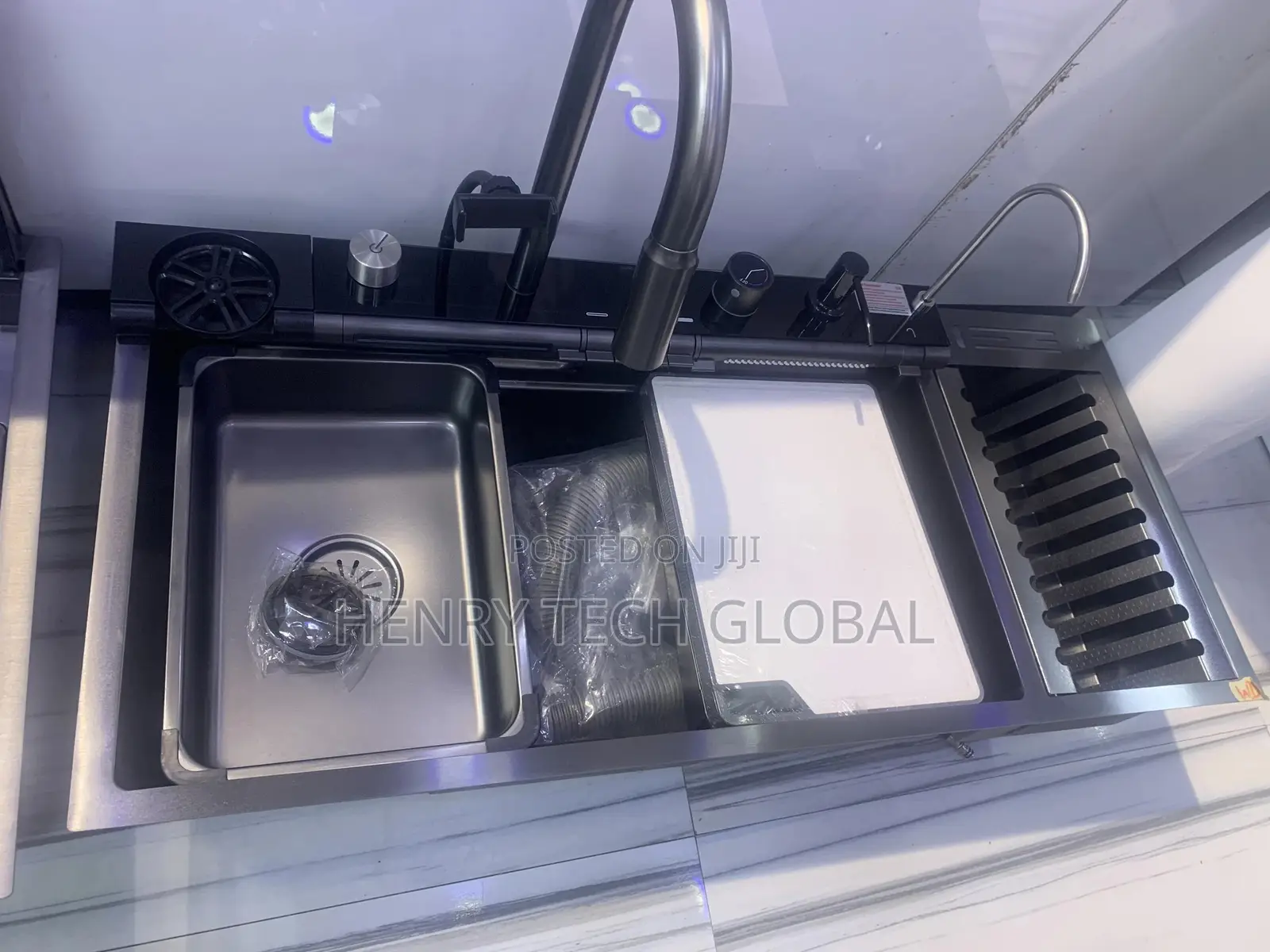 Industrial Kitchen Sinks With Complete Set Tap