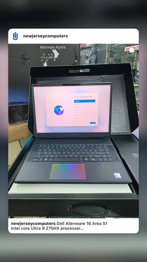 New Laptop Alienware 18 Area-51 64GB Intel Core Ultra 9 SSD 2T