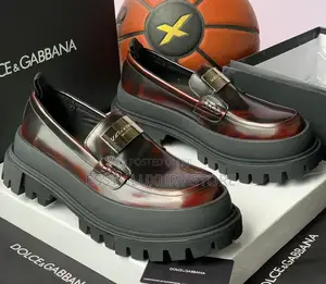 New Dolce and Gabbana Quality Luxury Men Genuine Leather Shoe