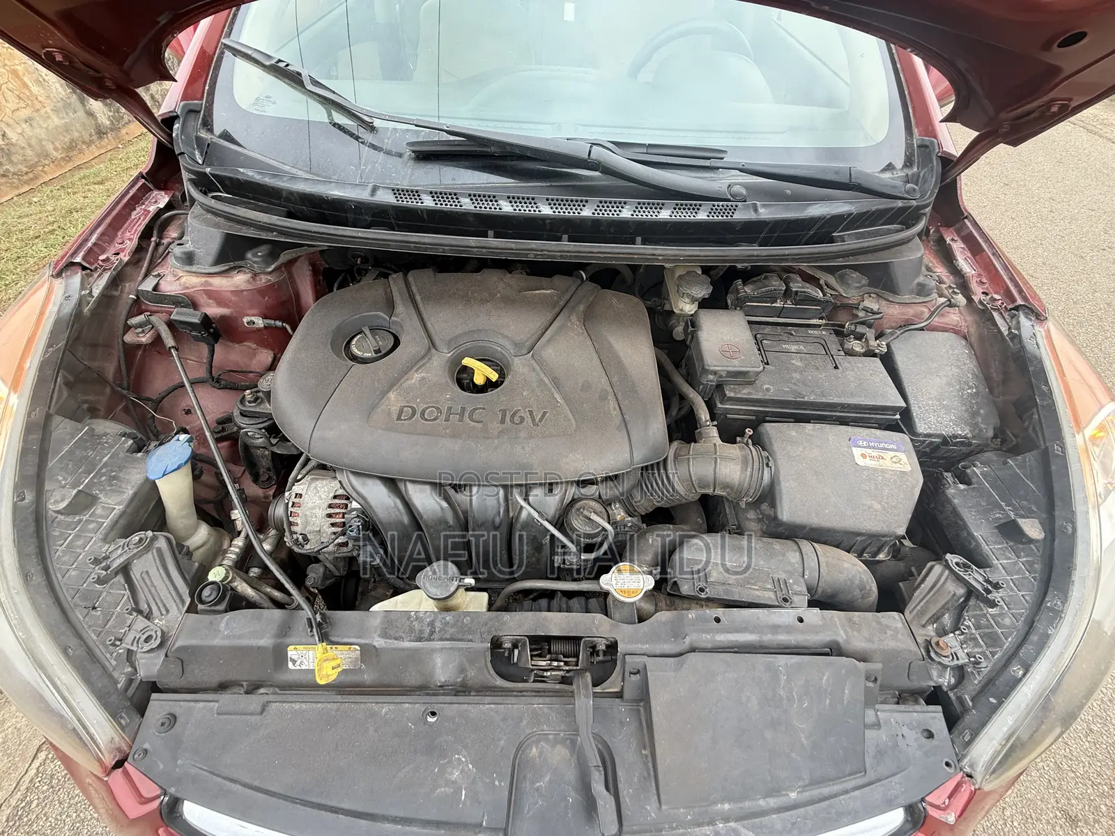 Hyundai Elantra 2013 Red