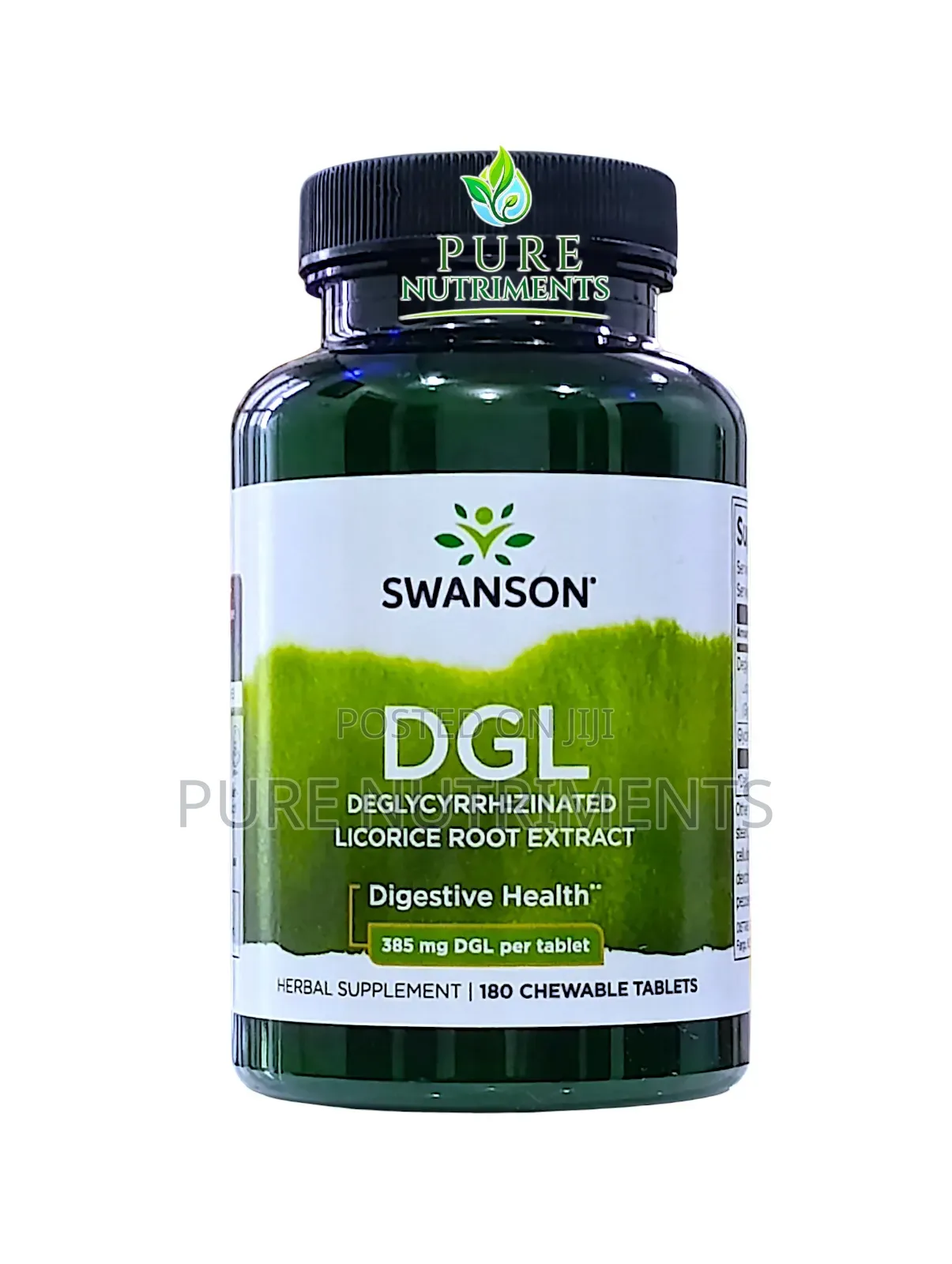 Swanson DGL Deglycyrrhizinated Licorice 385mg 180 Chewable Tabs