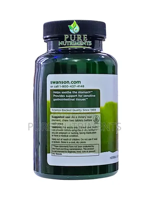 Swanson DGL Deglycyrrhizinated Licorice 385mg 180 Chewable Tabs