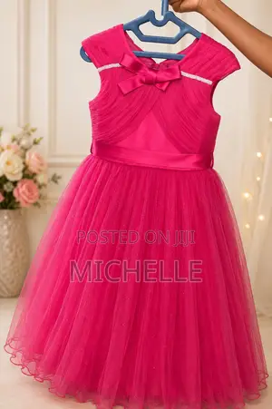 Red Beautiful Dress For Kids