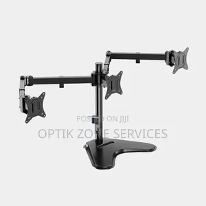 Triple Arm Monitor Stand Durable Strong