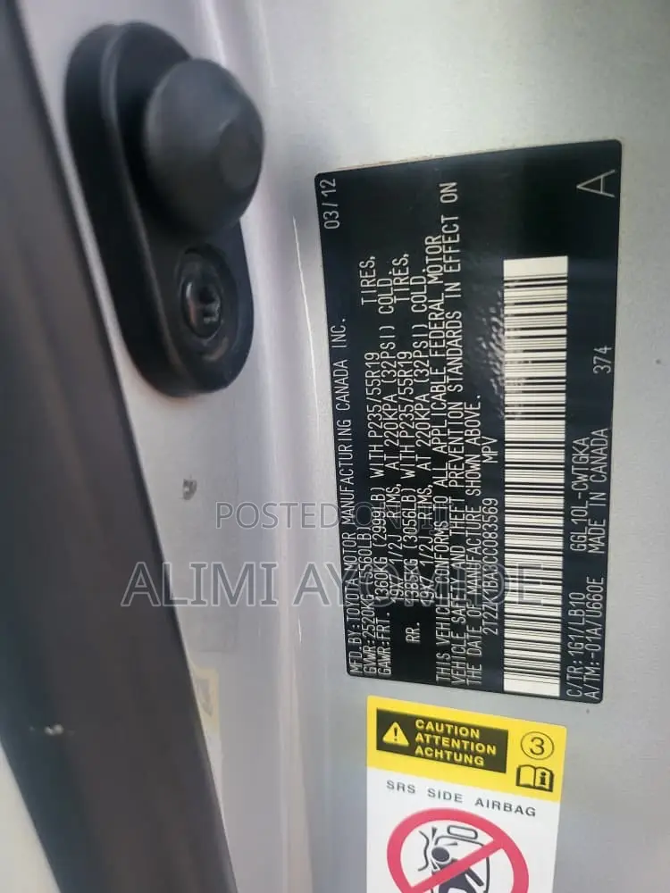 Lexus RX 2012 Silver